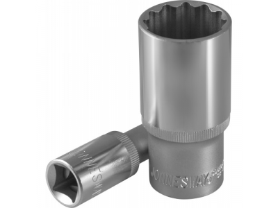 Головка торцевая глубокая 12-гранная 1/2"DR 10 мм., S04HD4710 JONNESWAY от JONNESWAY Головка торцевая глубокая 12-гранная 1/2"DR 10 мм., S04HD4710 JONNESWAY