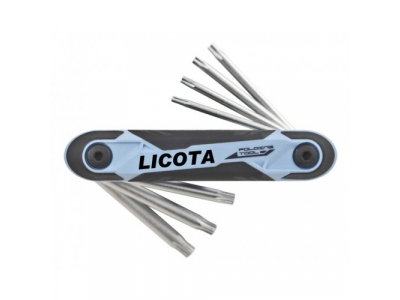 Набор складных ключей Torx, 7 пр., T10-T40