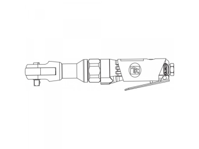 Трещотка пневматическая 1/2"DR, 150 об/мин, 61 Nm